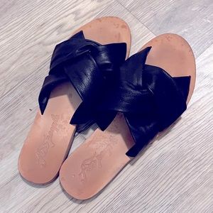 FREE PEOPLE Rio Vista Slide Sandal In Black